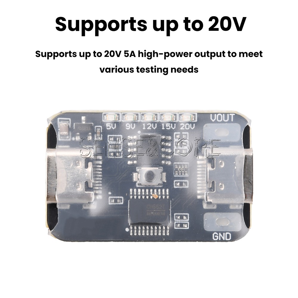 PD2.0/3.0 Fast Charging Decoy Module adjustable voltage Aging Test 5V~20V output