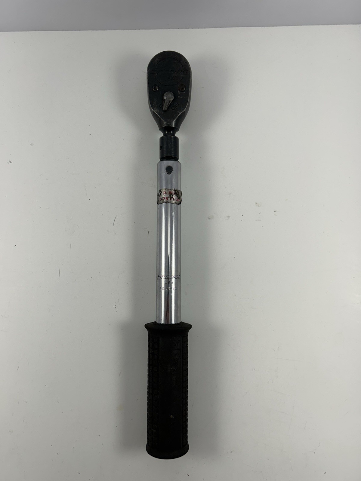 Snap On Interchangeable Head Torque Wrench (QC2P75) w/ 1/2” Ratchet Head (QJD16)