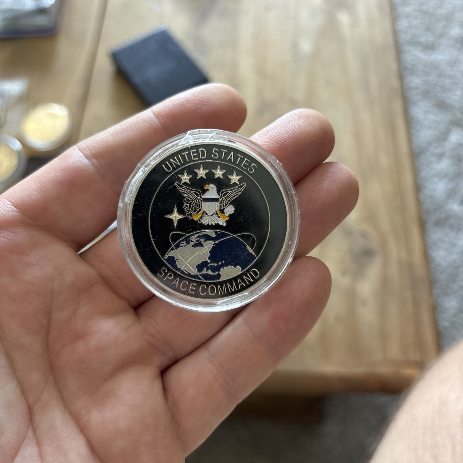 “Department Of The Air Force” United States Space Command Collectible Coin