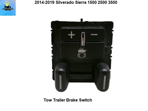 22822675 14-19 Silverado Sierra Towing Trailer Tow Brake Control Module Switch