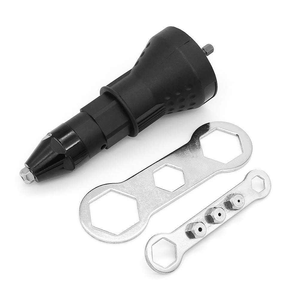 1/4" Hex Shank Blind Rivet Gun for Cordless Drill Riveter Electris...