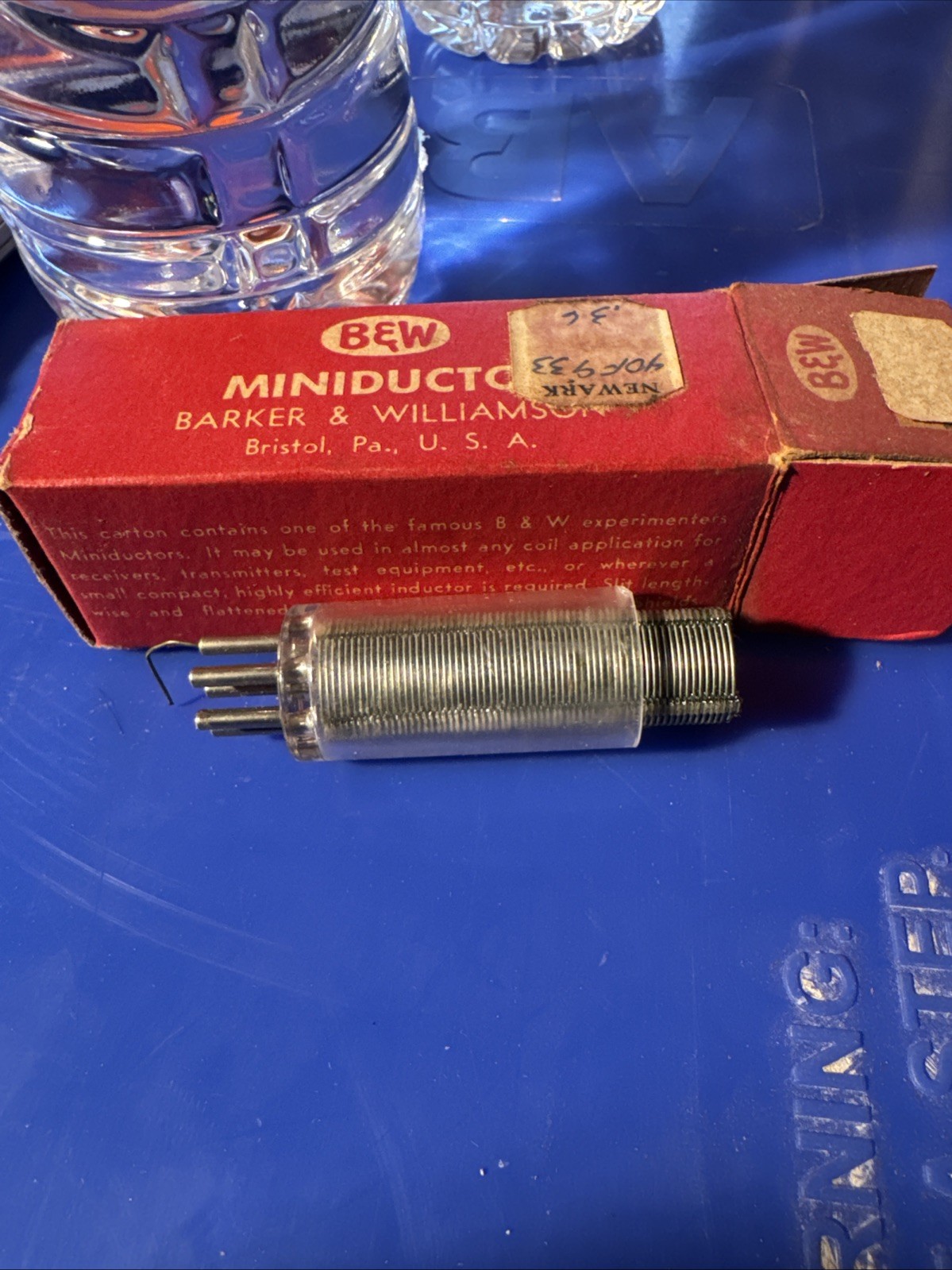 B&W  Miniductor Inductor Coil for Ham Radio Project NOS Electronic Part #2 New
