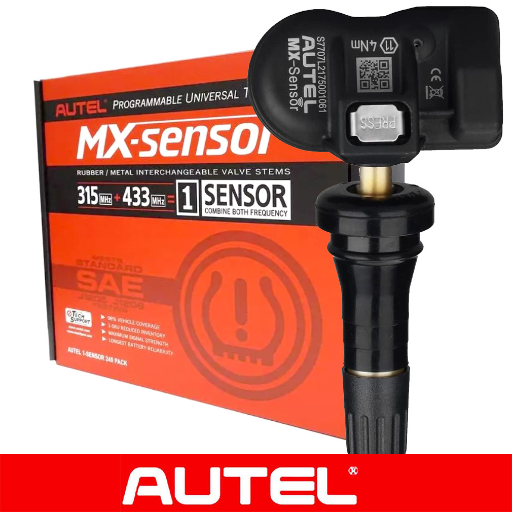 New Autel Sensor TPMS MX-Sensor 315MHz 433MHz Programmable Tire Rubber Valve