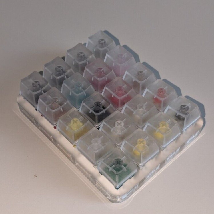 Mechanical Keyboard Complete Linear Switch Tester - Mixed Key Caps