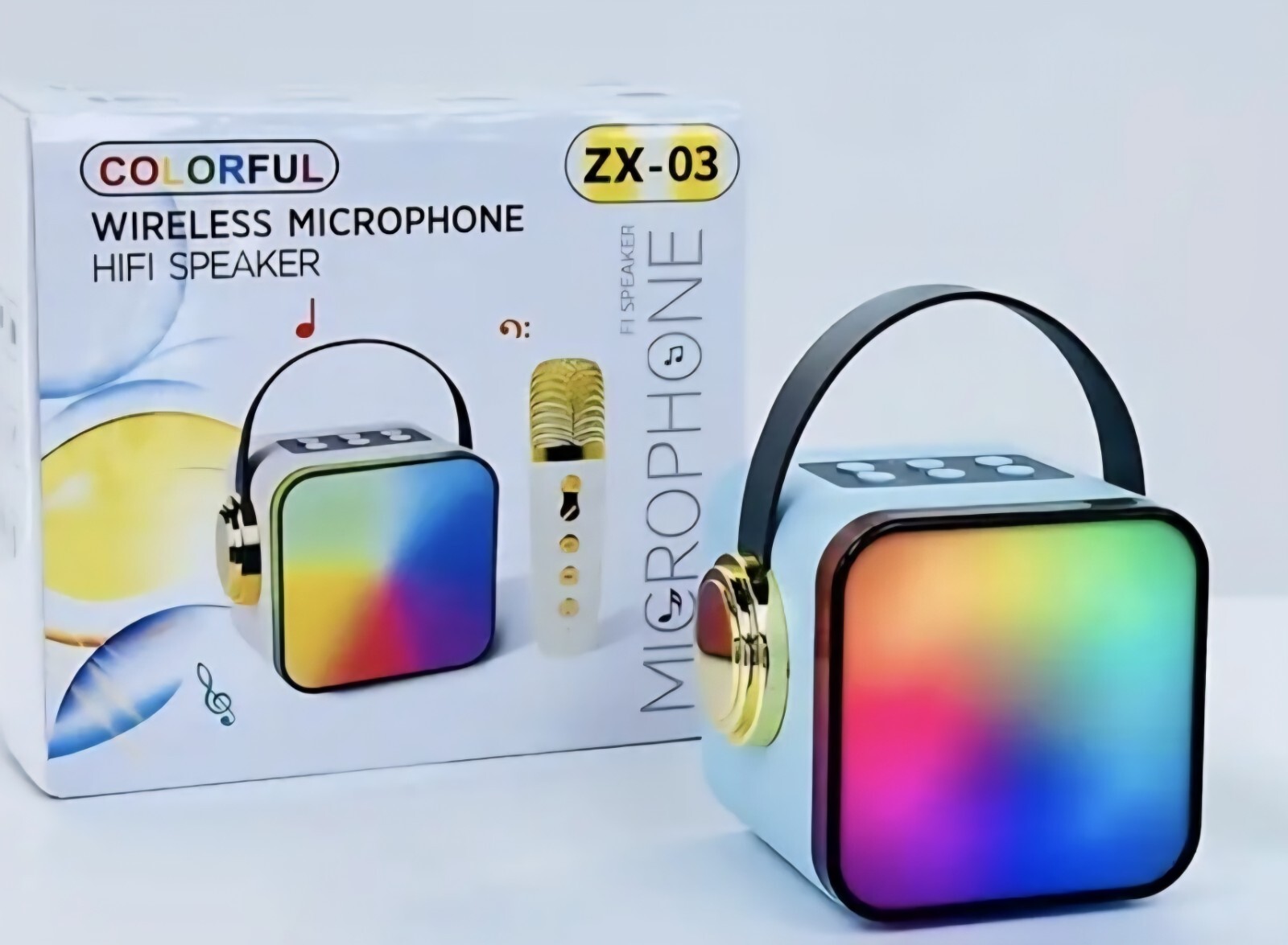 ZX-03 Wireless Microphone Karaoke, High Power Speak..