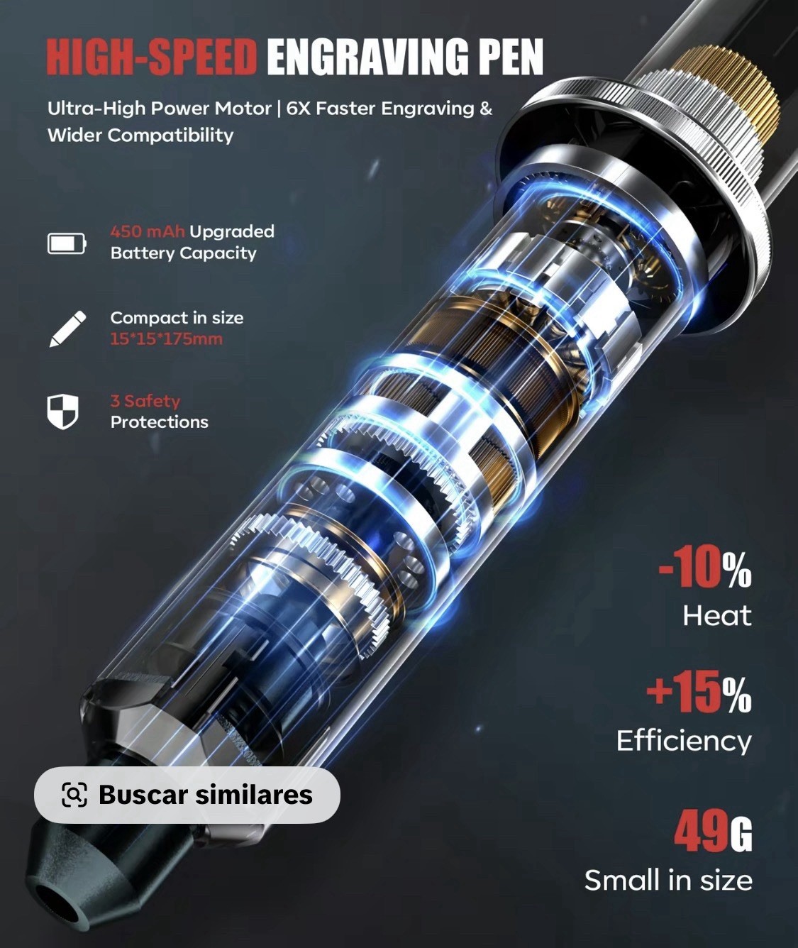 Cordless Rechargeable Engraving Pen