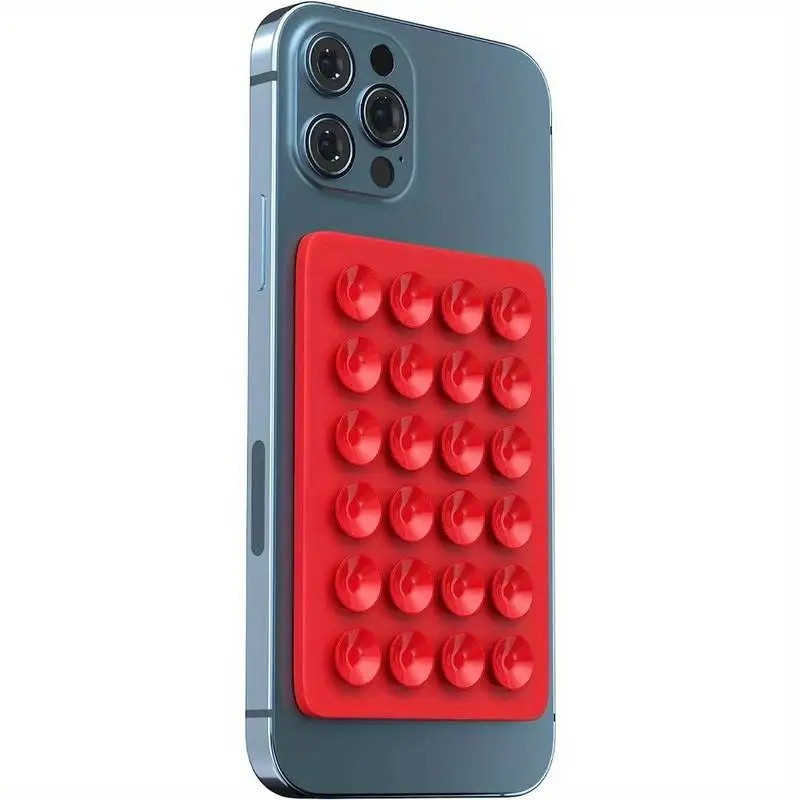 Suction Cup Phone Case Mount Double-Sided Silicone Sticky Phone Stand Holder