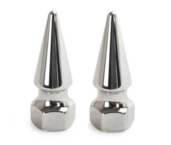 Colony Chrome Pike Nuts (Pair) fit 5/16 inch -24 UNF fine thread Imperial Bolt