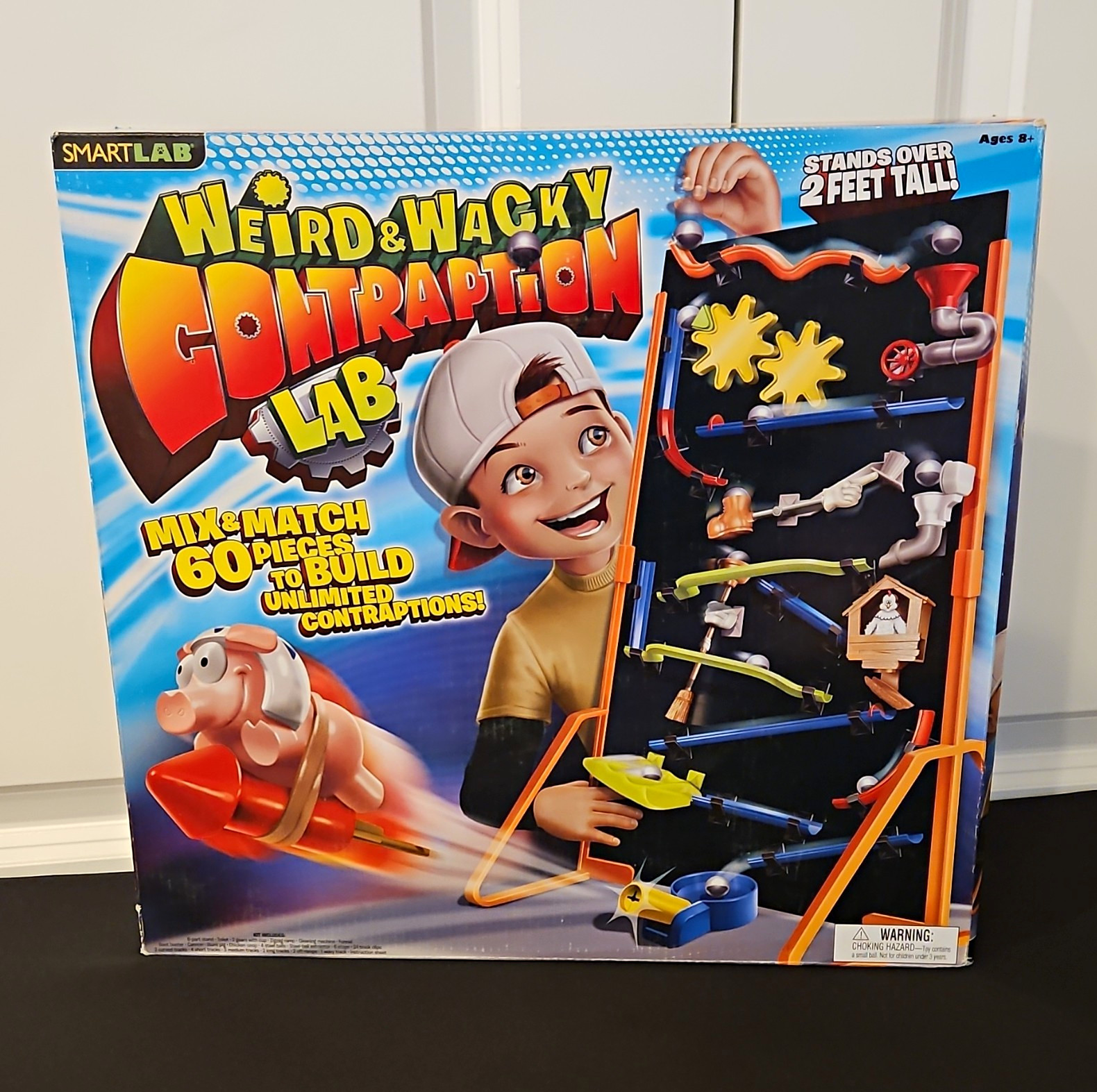 SmartLab Weird & Wacky Contraption Lab Mix & Match Build Set, 60 Pieces, Ages 8+