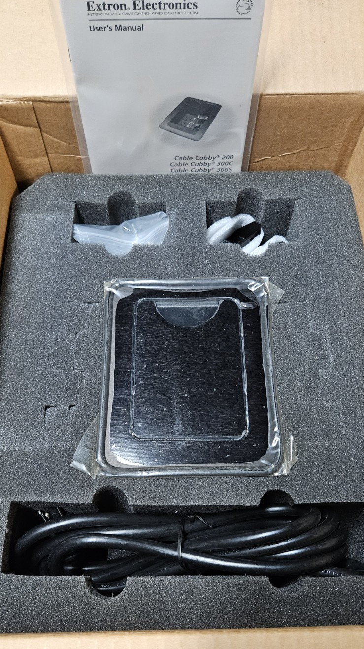 Extron Electronics Cable Cubby 300S Black 60-526-01