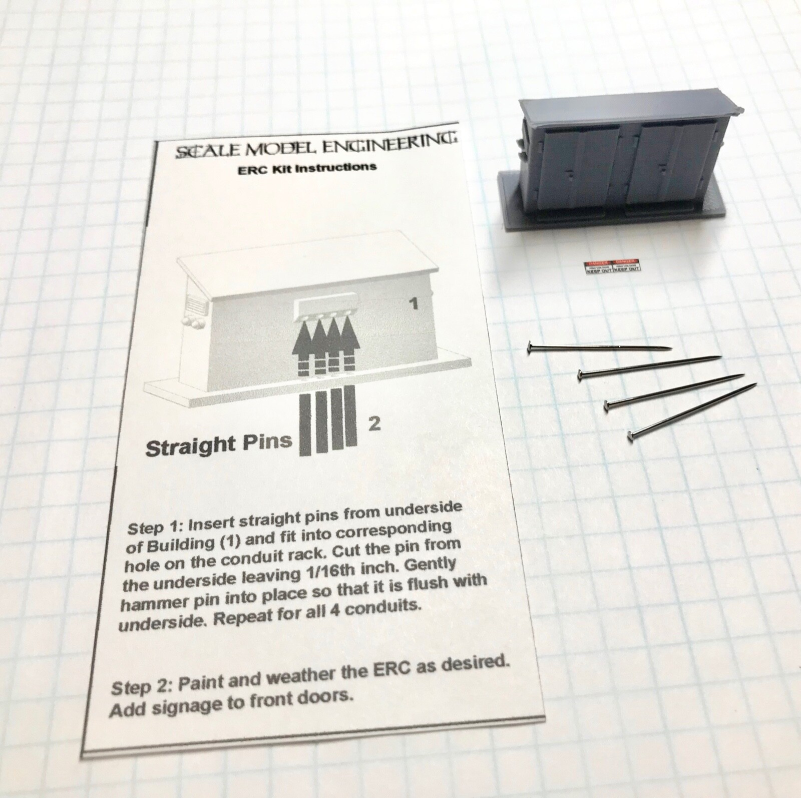 HO Scale Electrical Relay Cabinet Model Railroad Handcrafted Custom Designed