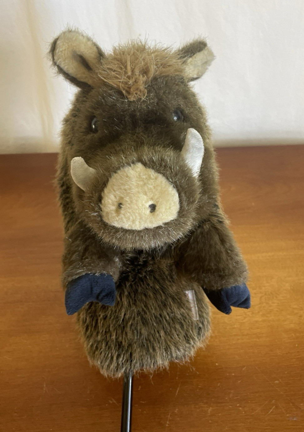 Daphne Driver Plush Golf Head Cover Brown Warthog/Boar Cover