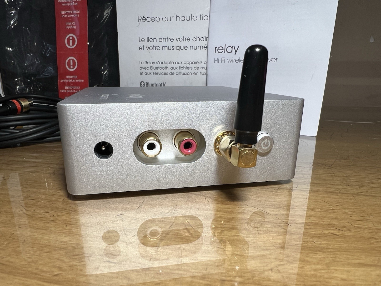 Mass Fidelity Relay Hi-Fi Bluetooth Wireless Receiver DAC Open Box
