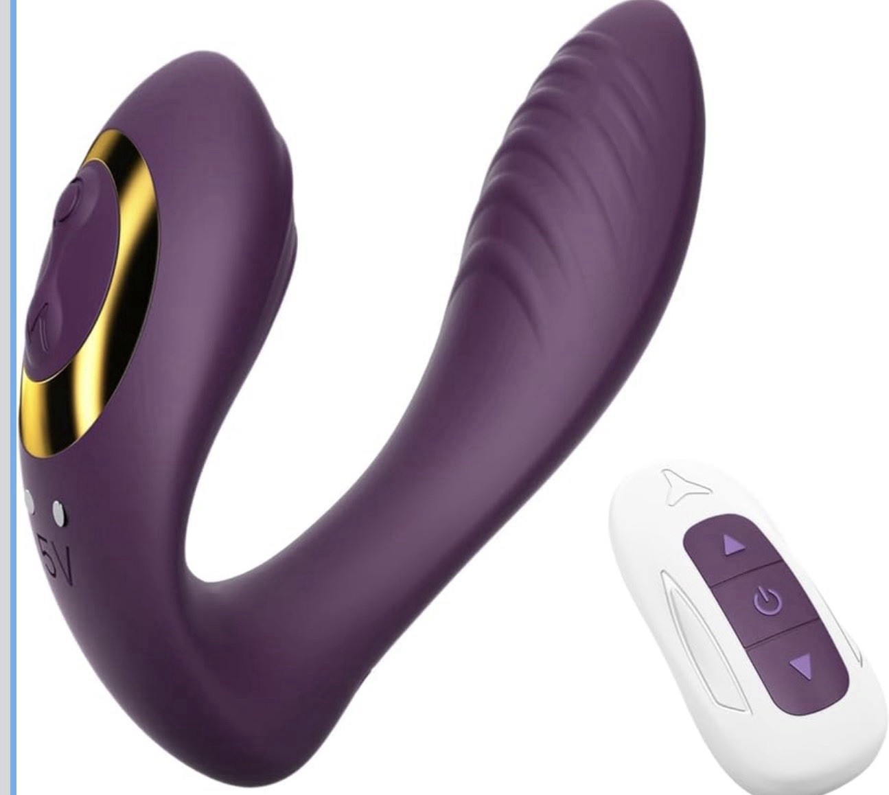Portable clitoral vibrator