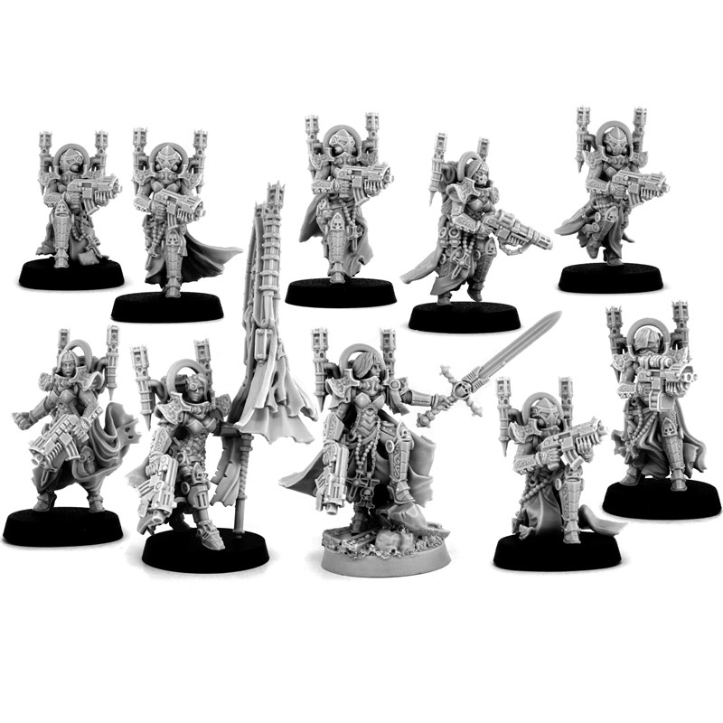 Wargame Exclusive Emperor Sisters Squad of Ten 28mm