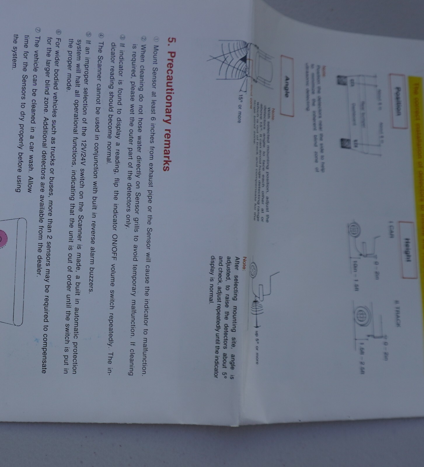 Early -Vehicle Back Up Warning Device May be *Prototype
