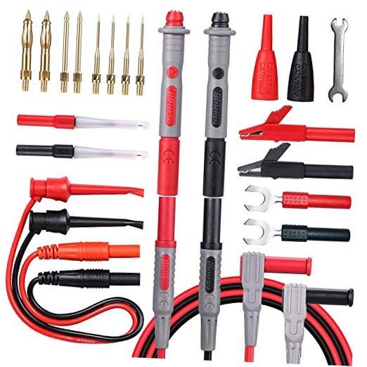 25-Piece Multimeter Leads Kit, Professional and Upgraded Test Leads Set with