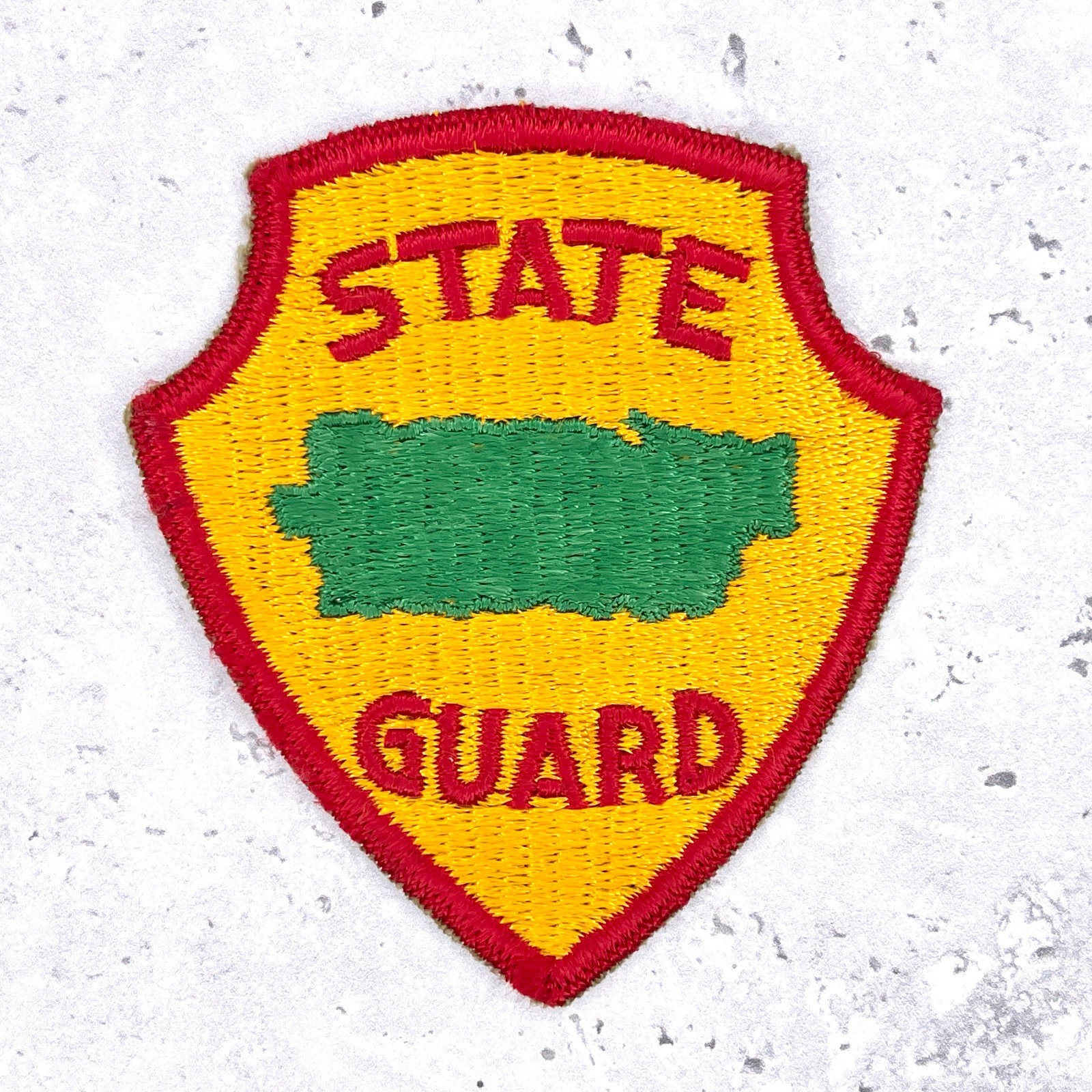 Vintage Puerto Rico State Guard Patch • WWII WW2 Era • Snow Back No Glow