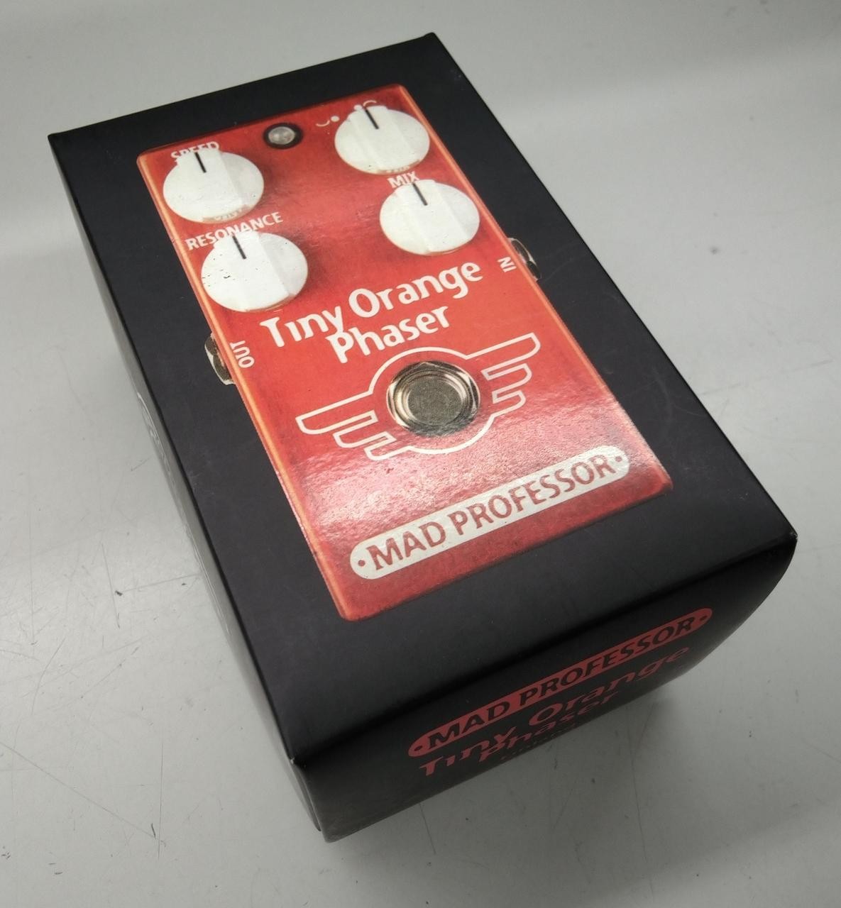 Mad Professor TINY ORANGE Phaser Effects Pedal Tested & Works 63192
