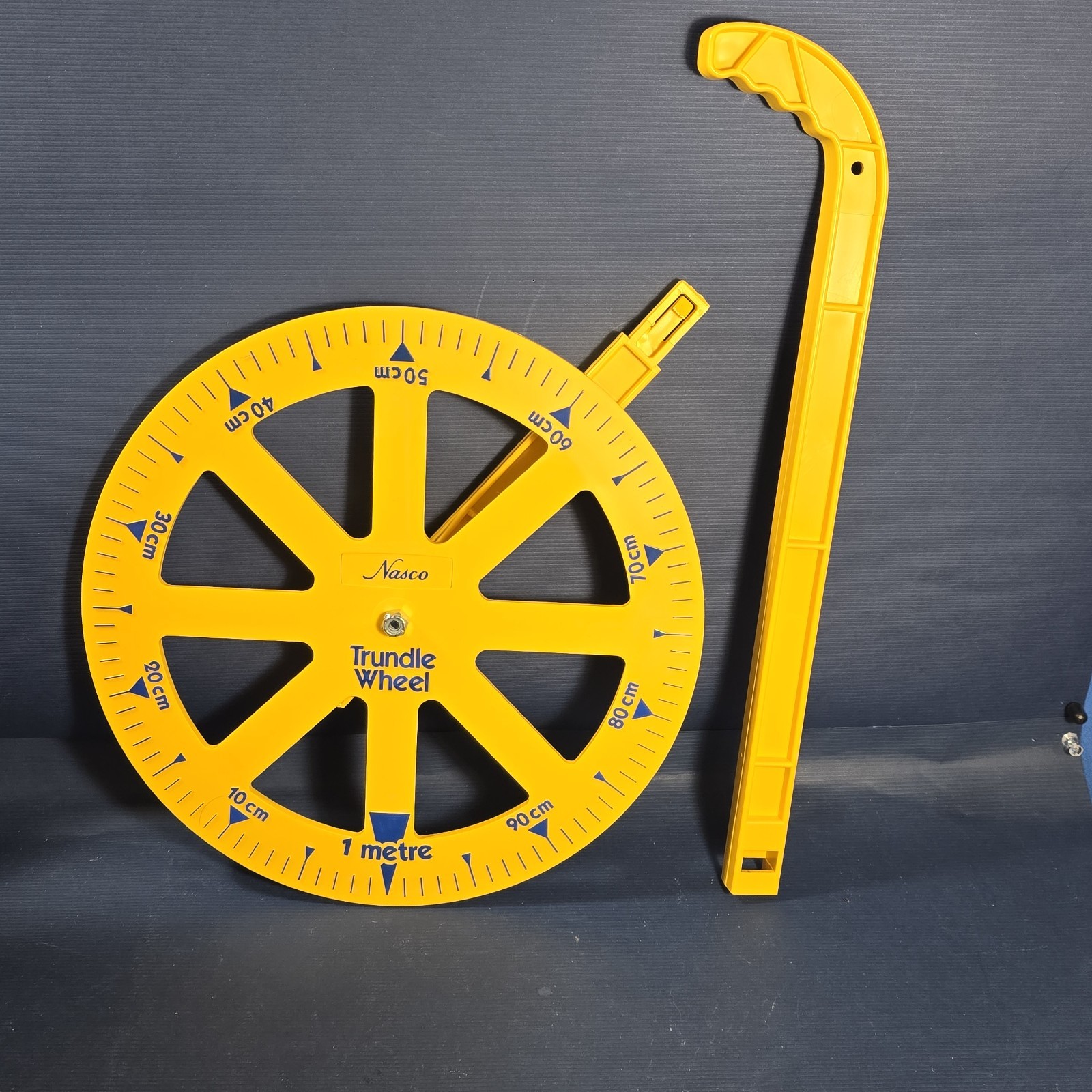 Nasco Metric Trundle Wheel Distance Measuring Clicks on the Meter