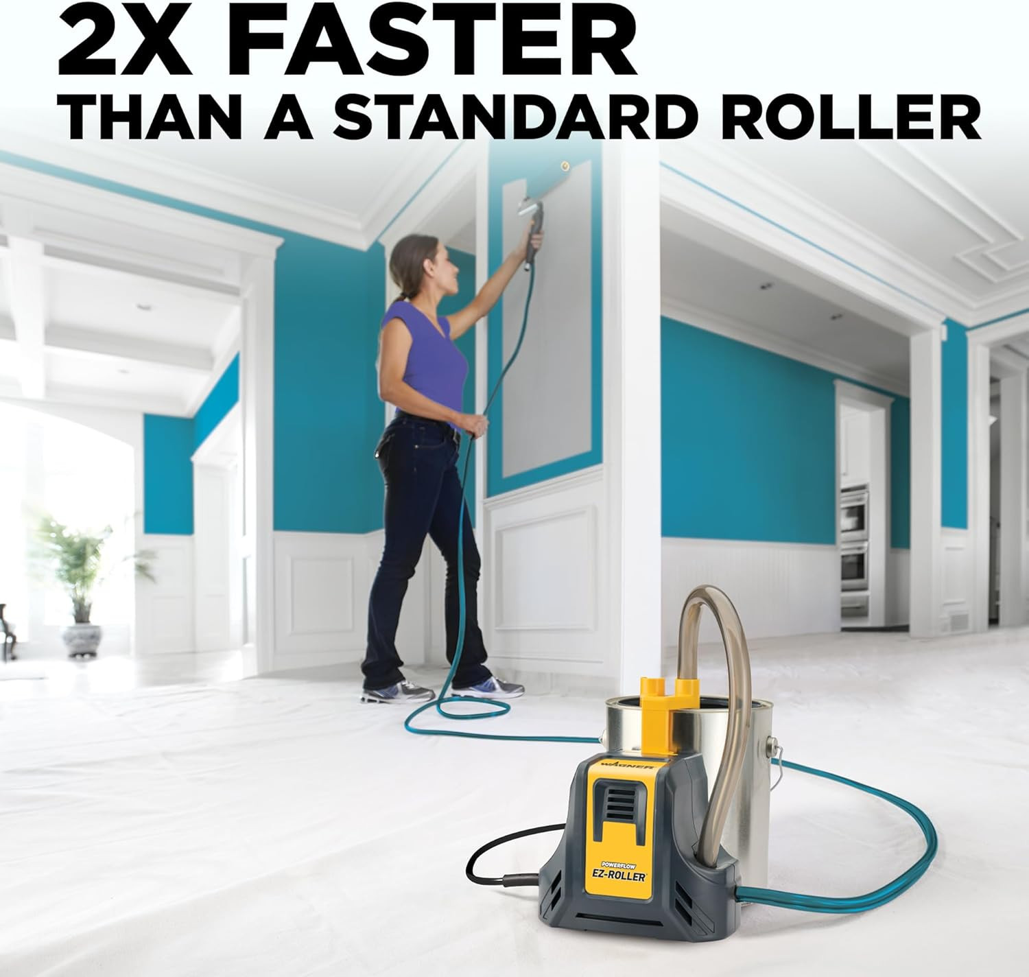 Spraytech 2461319 Powerflow EZ Roller Electric Direct Feed Paint Roller System