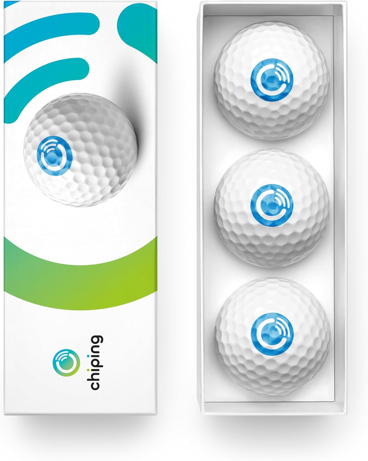 GPS Tracked Golf Balls (6 Pack) - the Worlds First GPS Tracked Golf Balls - Play