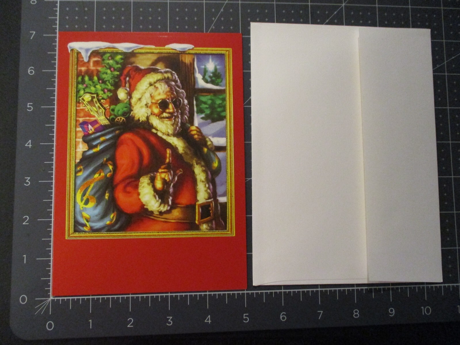 JERRY GARCIA grateful dead CHRISTMAS CARD with envelope 2015 poster print V