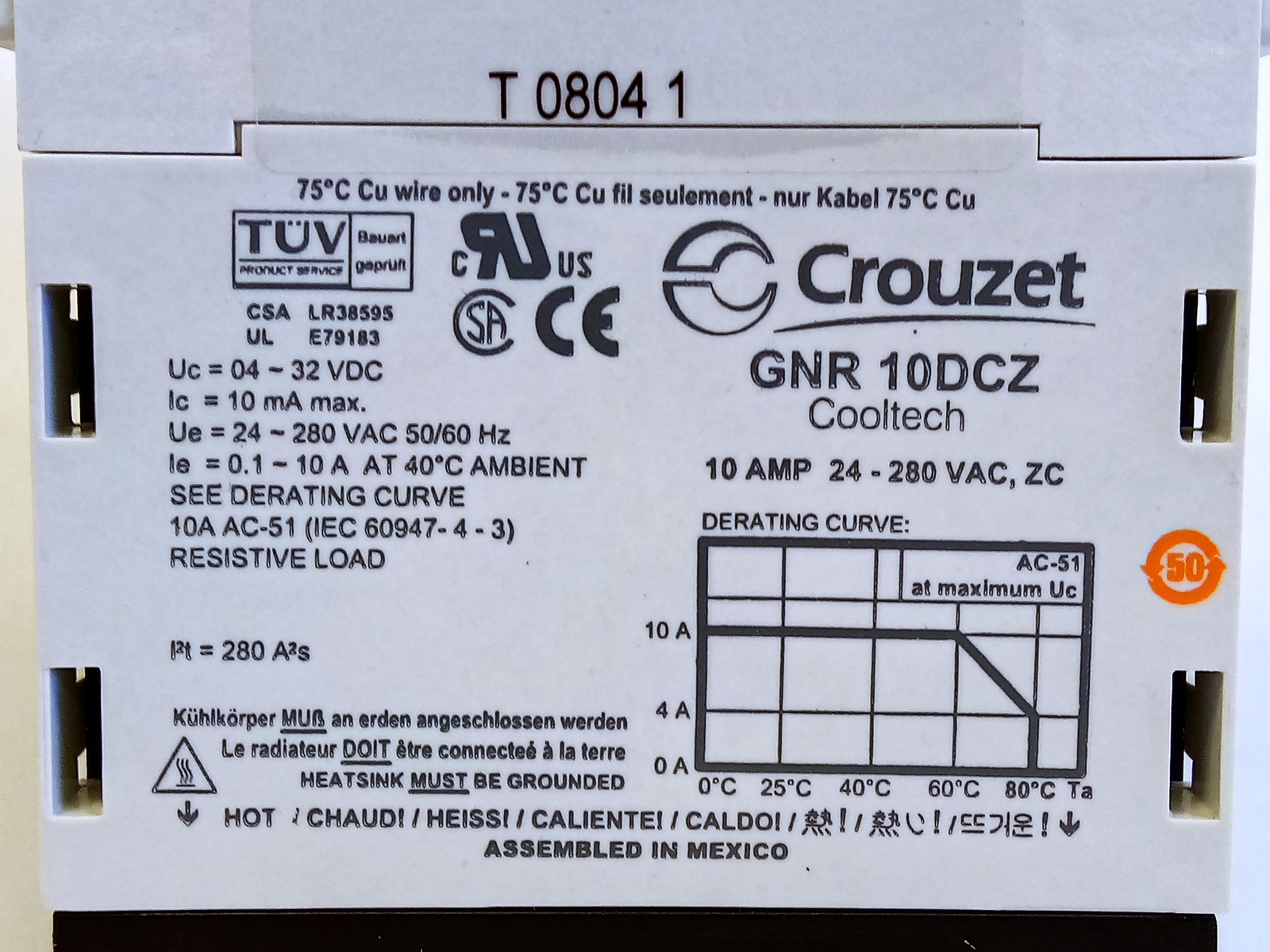 Crouzet GNR10DCZ Solid State Relay