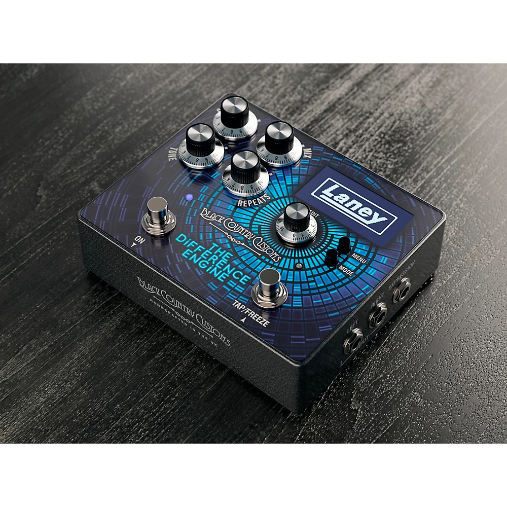 Laney The Difference Engine TriMode Delay Effects Pedal Blue