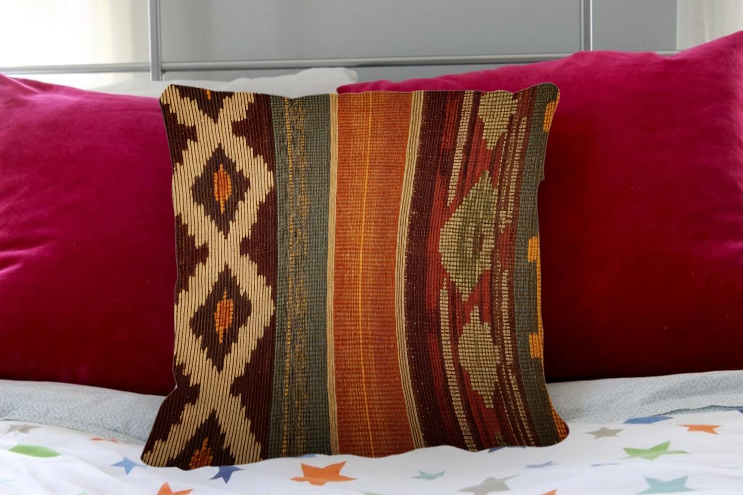 IBILIU Navajo Style Throw Pillow Covers 18" x (Pack of 1), Liucv011