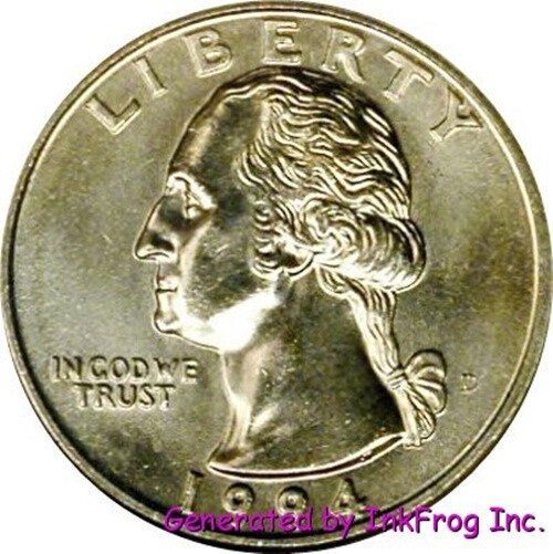 1994 P & D Washington Quarter Choice/Gem Bu from mint sets