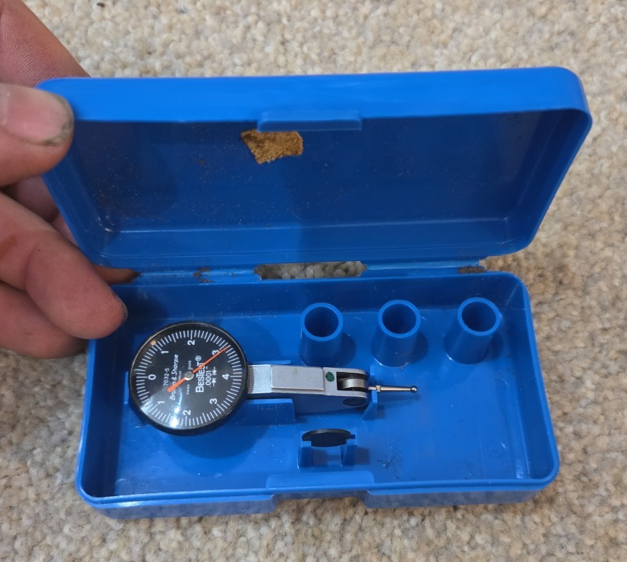 Brown Sharpe Swiss BesTest .0001" Dial Test Indicator 0-4-0 Machinist Tool B&S