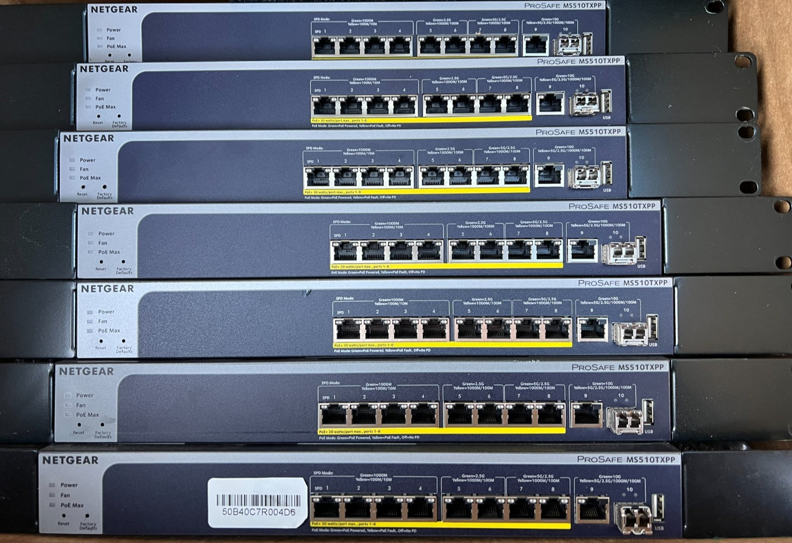 NETGEAR MS510TXPP ProSafe 8-Port Multi-Gigabit Smart Managed Pro Switch