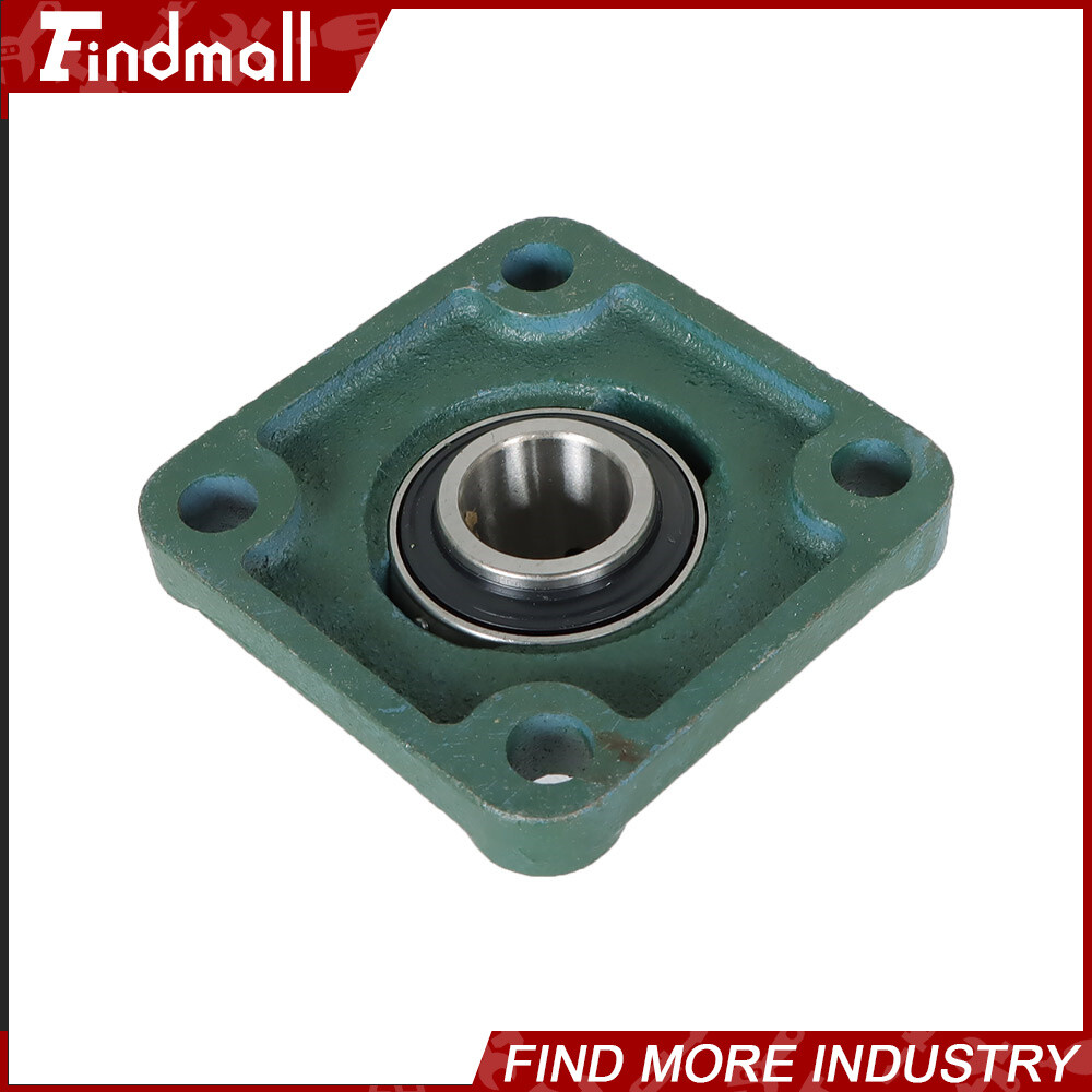 4 PCS UCF205-16 Solid Base Pillow Block Flange Bearing 1" Bore 4 Bolt