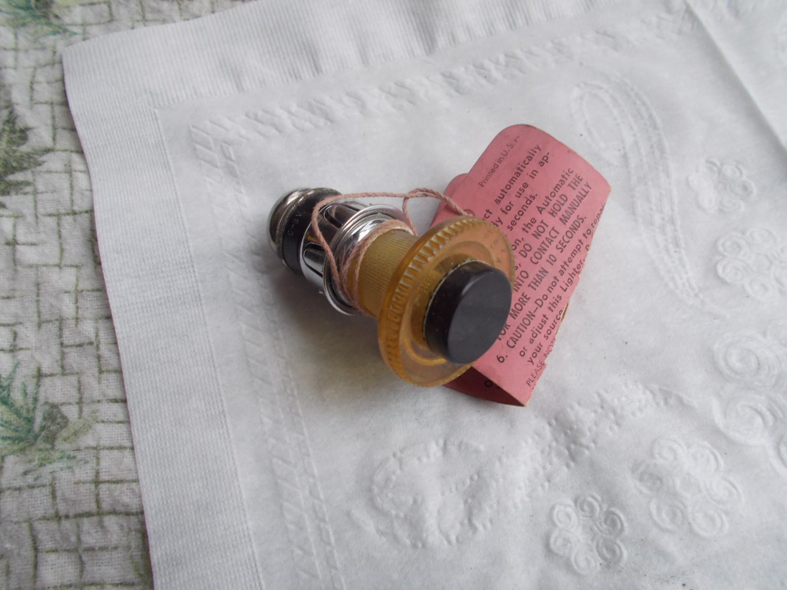 1947-1952 Studebaker 6volt Cigar Cigarette Lighter Element & Knob NOS 525708