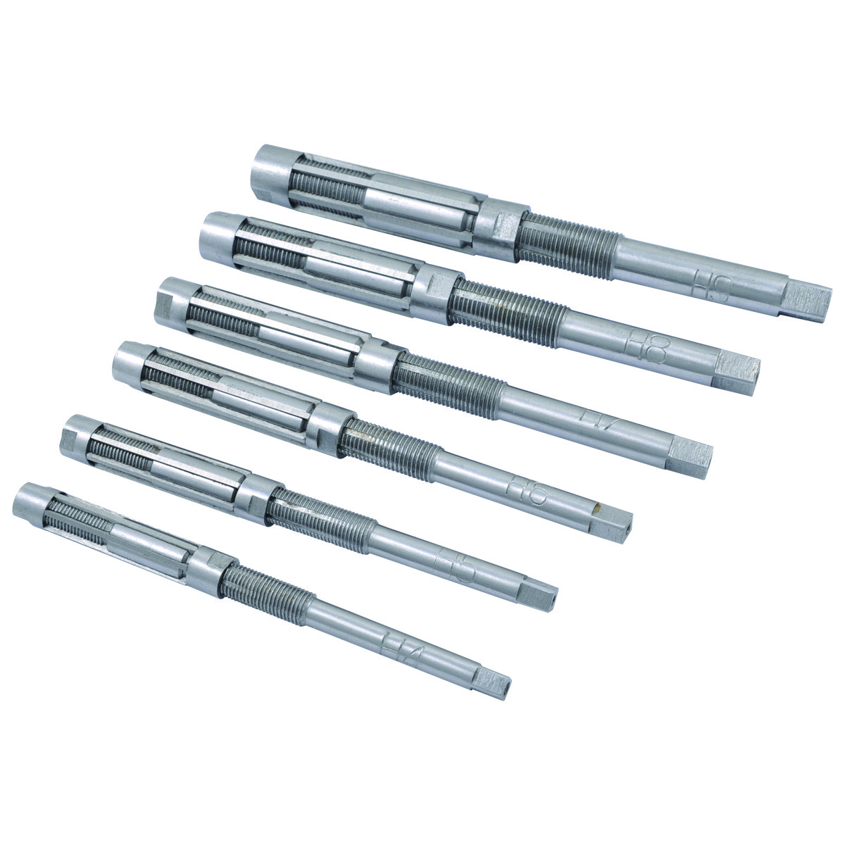 6 PIECE A-F HIGH SPEED STEEL ADJUSTABLE BLADE REAMER SET (2006-9125)