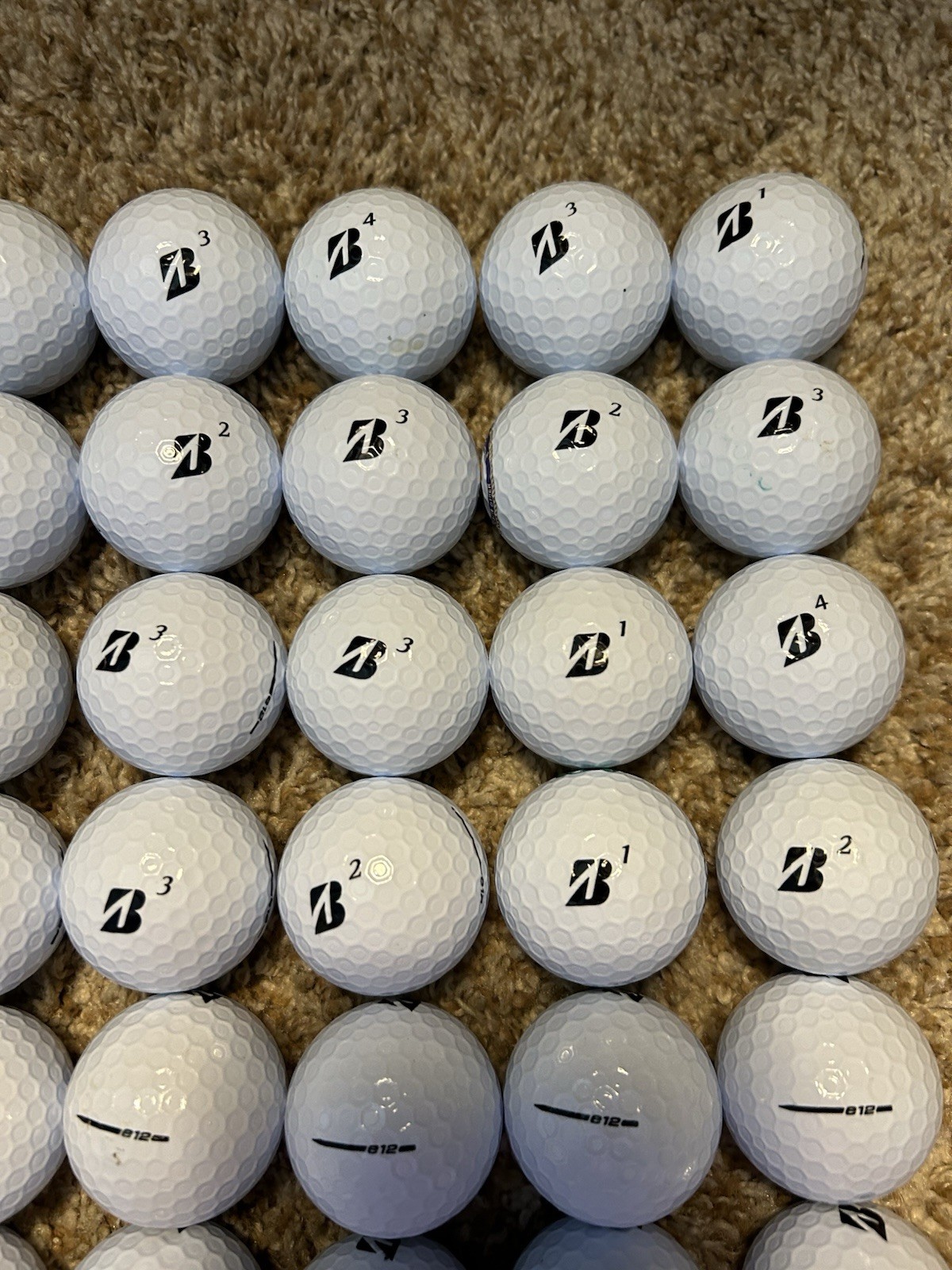 50 Mint Bridgestone E12 Golf balls