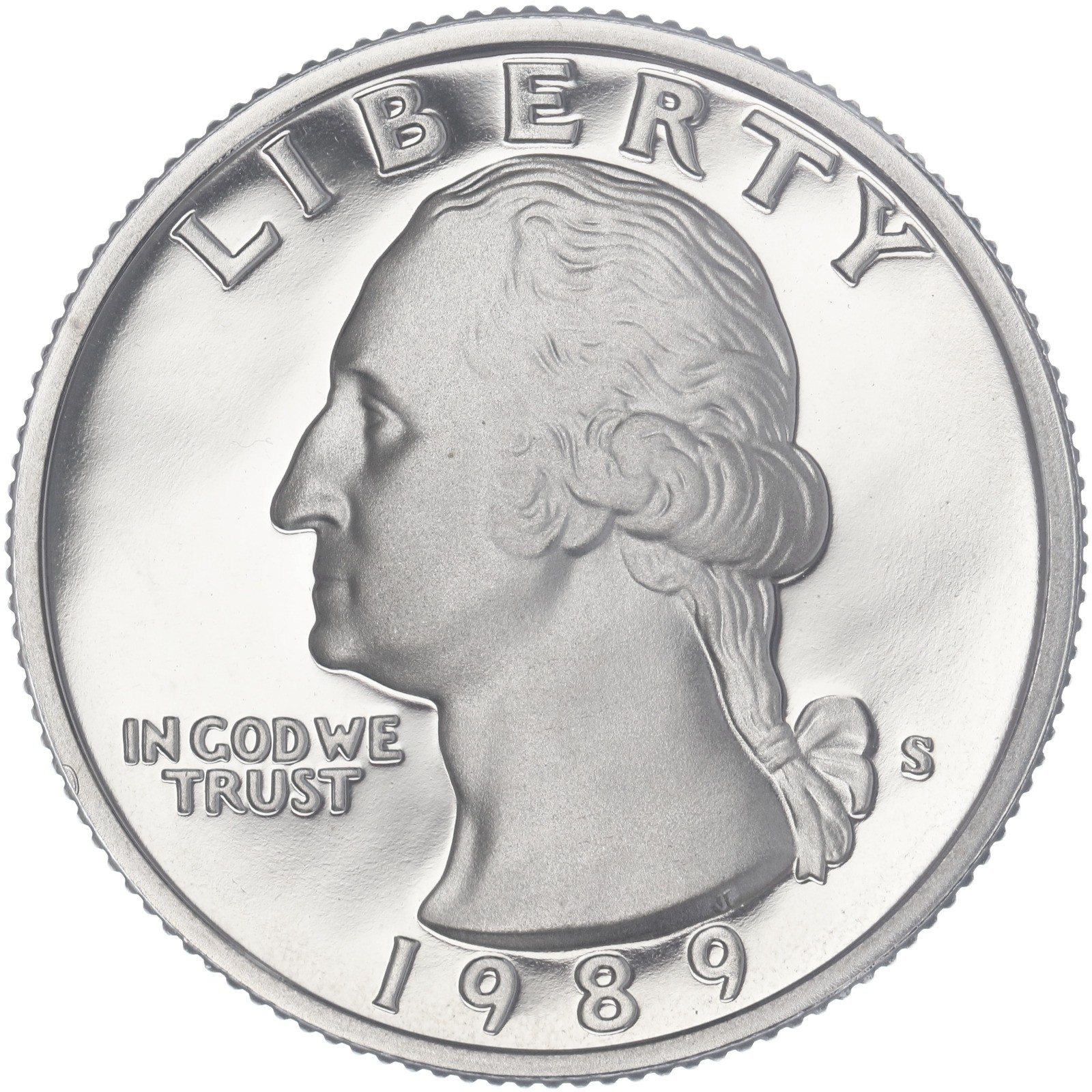 1989 S Washington Quarter Gem DCam Proof CN-Clad See Pics Q306