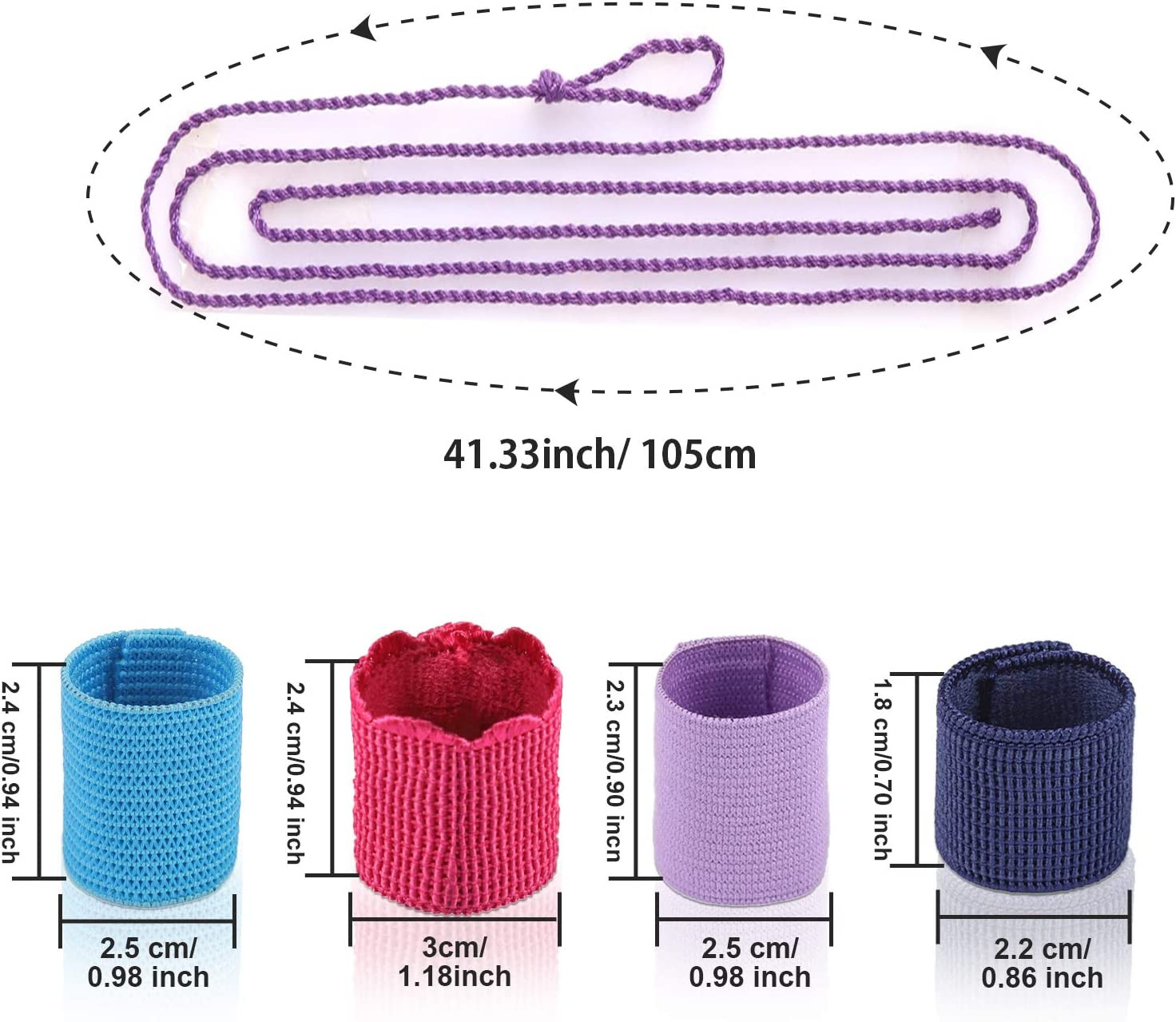Polyester Yoyo String with 100pcs Professional Yoyos String Replacement for Resp