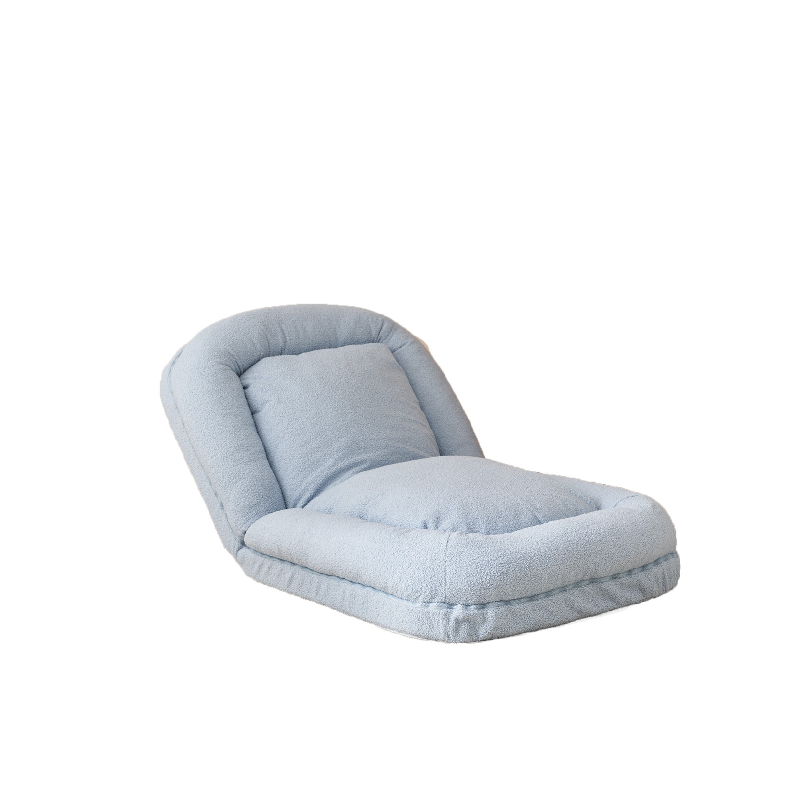 Triple Fold Down Sofa Bed,Blue
