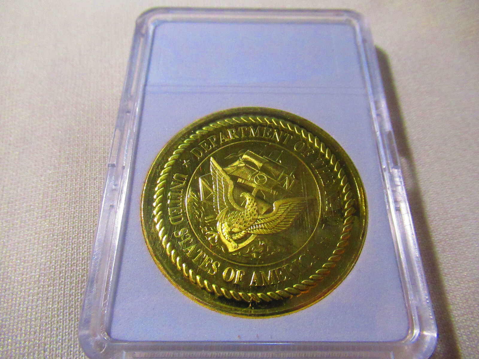US NAVY - USS SAMPSON (DDG-10) Challenge Coin