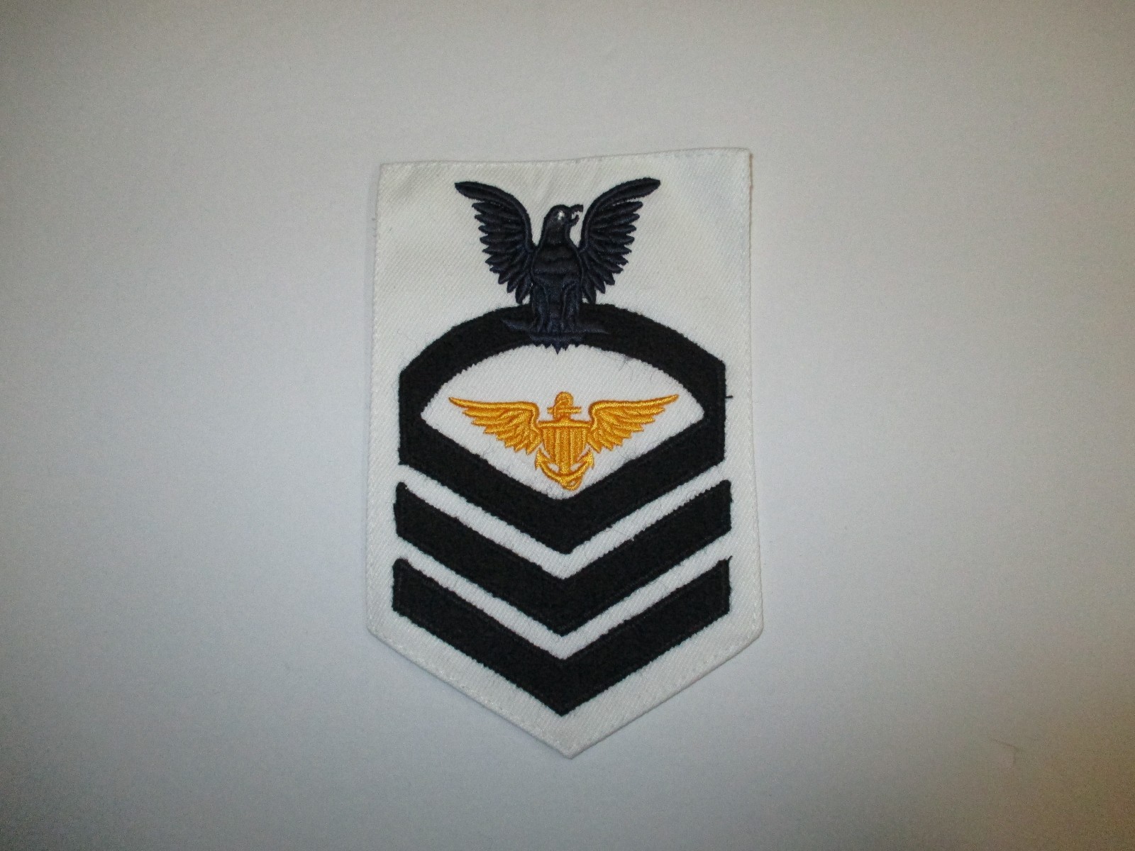 b0111s WW 2 US Navy Chief Petty Officer Pilot rate white USN CPO single PB1