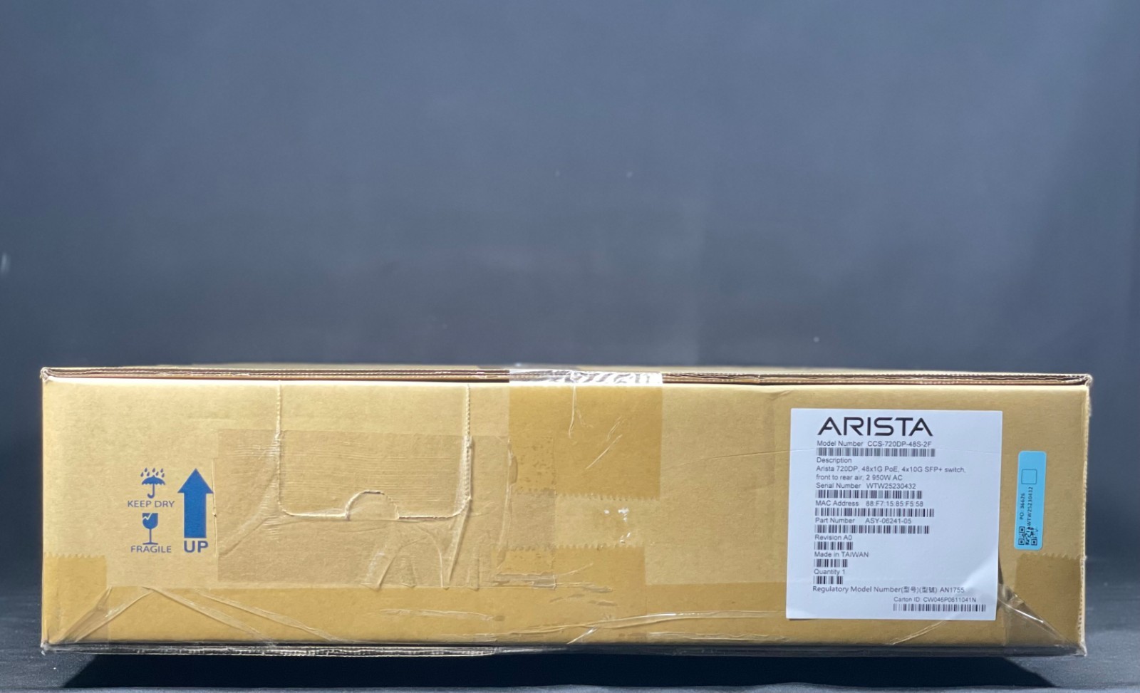 NEW Arista CCS-720DP-48S-2F 48 Port Gigabit PoE+ 4x10G SFP+ Managed Switch