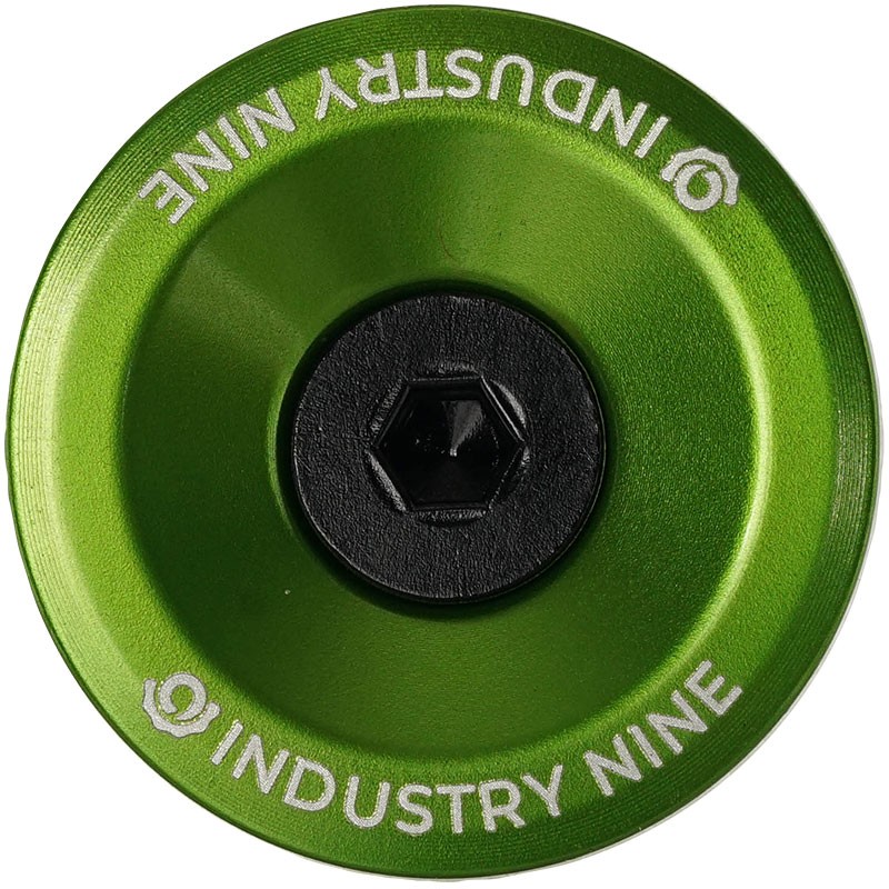 Industry Nine Ultra Light Aluminum Top Cap, Lime NLS