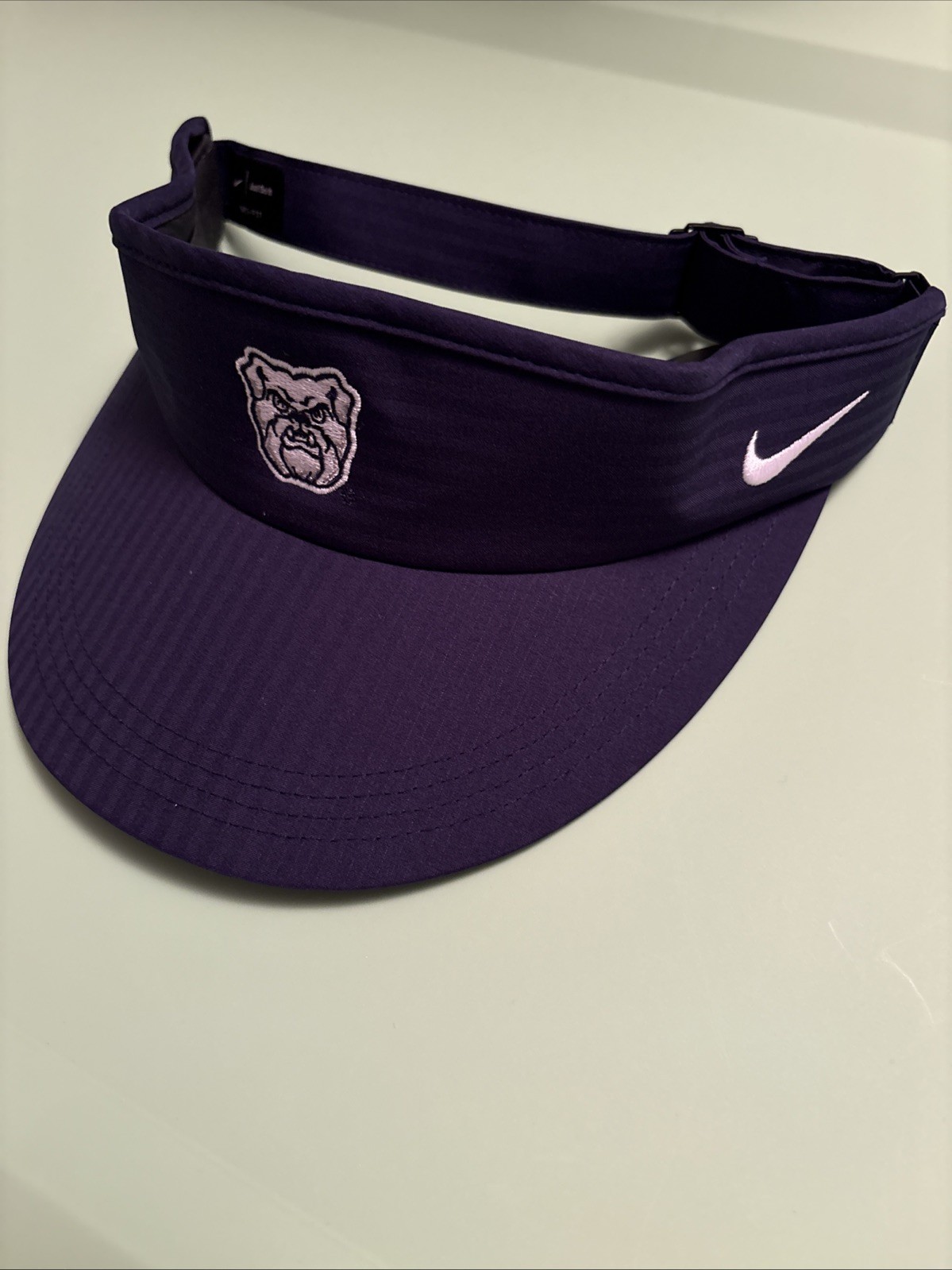 Nike Butler Bulldogs Golf Visor By Nike Golf Adjustable NEW. NWOT. Oversized