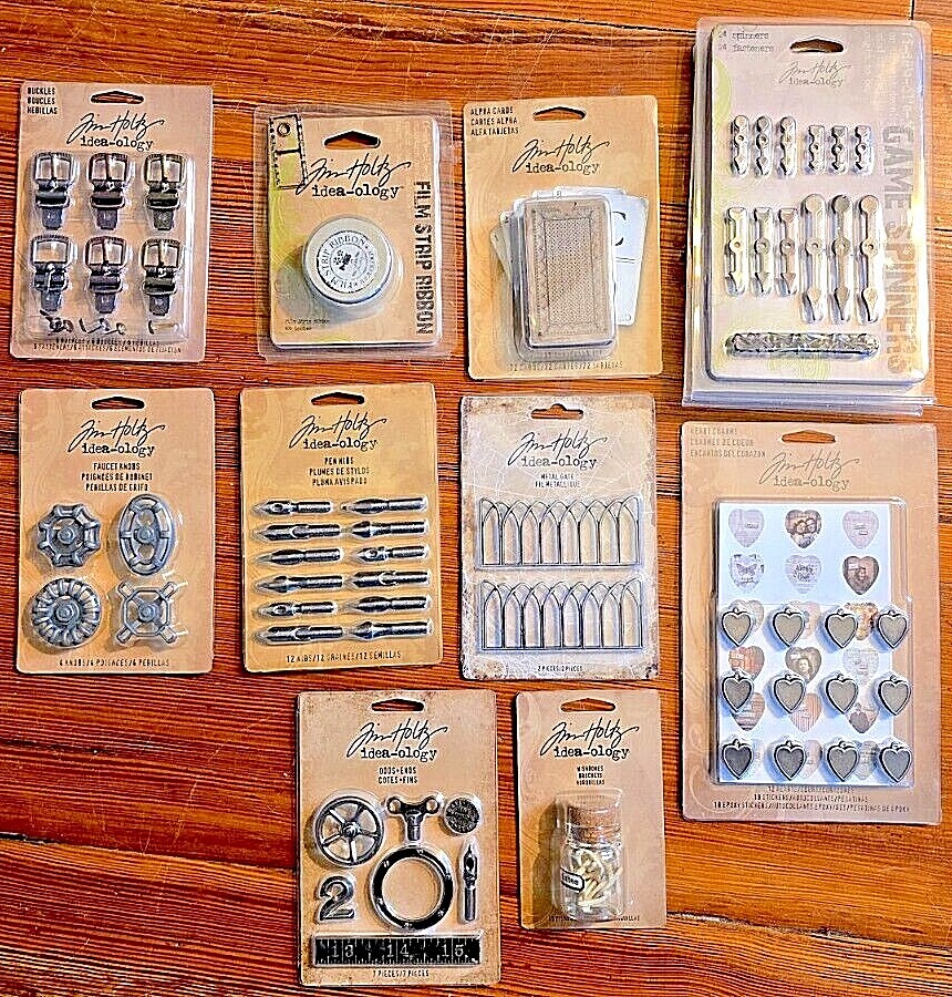 Tim Holtz idea-ology ODDITIES: Wishbones, Bubbles, Knobs, Rubs, Santas & more!