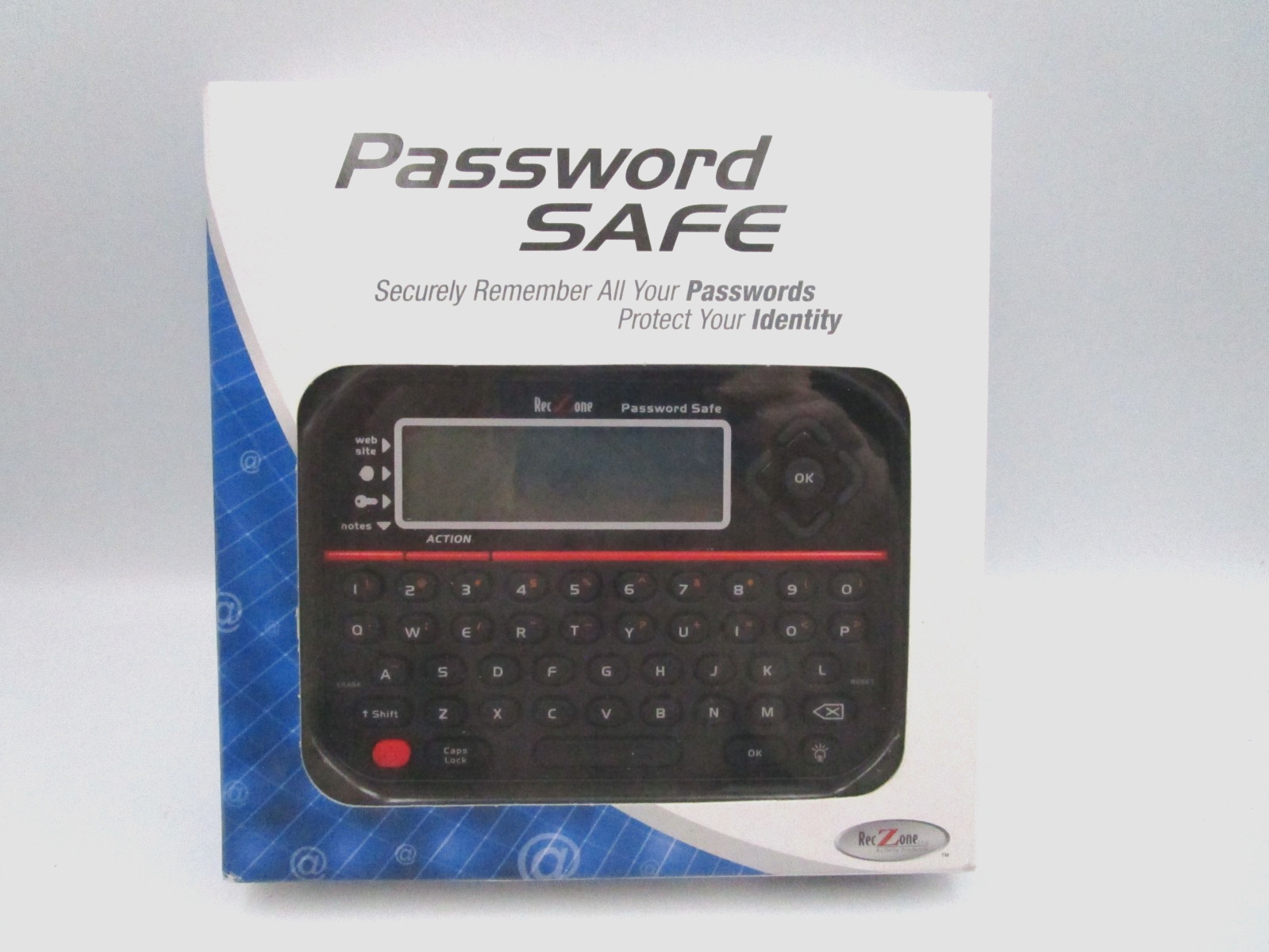 NEW RECZONE PASSWORD SAFE MODEL 595 PRTECT YOURSELF