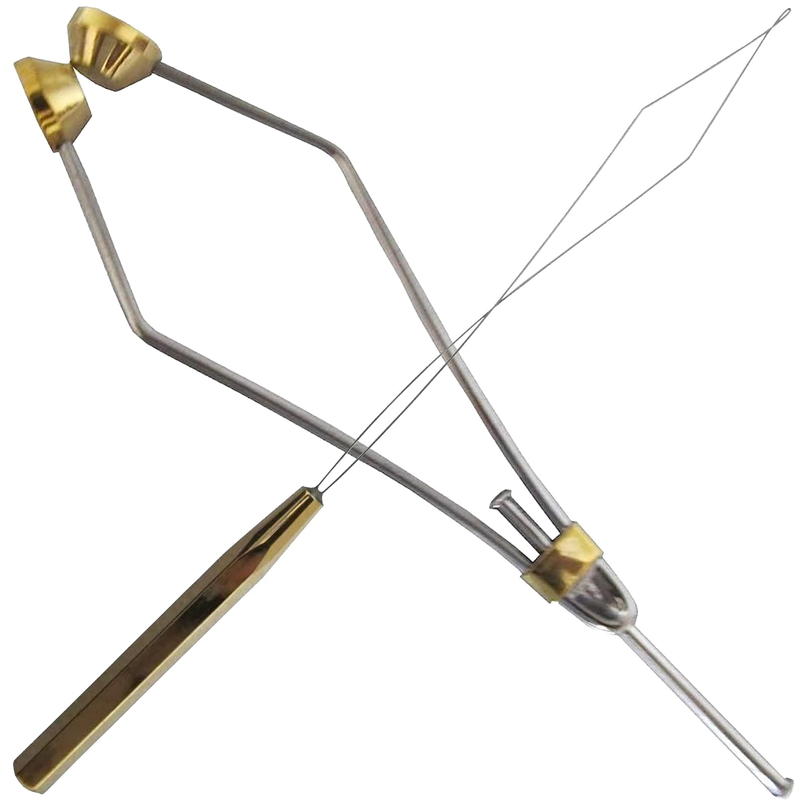 Fly Tying Bobbin And Threader Combo Essential Tools Holder Equipment