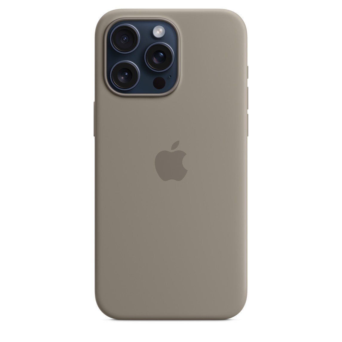 Compatible with iPhone Silicone Case MagSafe for iPhone 15 Pro Max - Clay