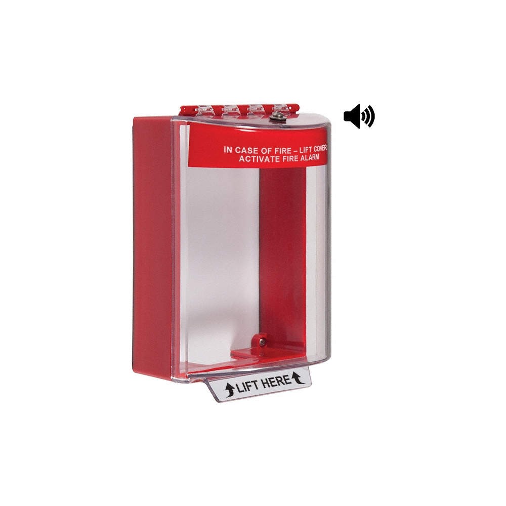 SAFETY TECHNOLOGY INTERNATIONAL STI-13220FR Universal Stopper,5-7/16 in. H,Clear